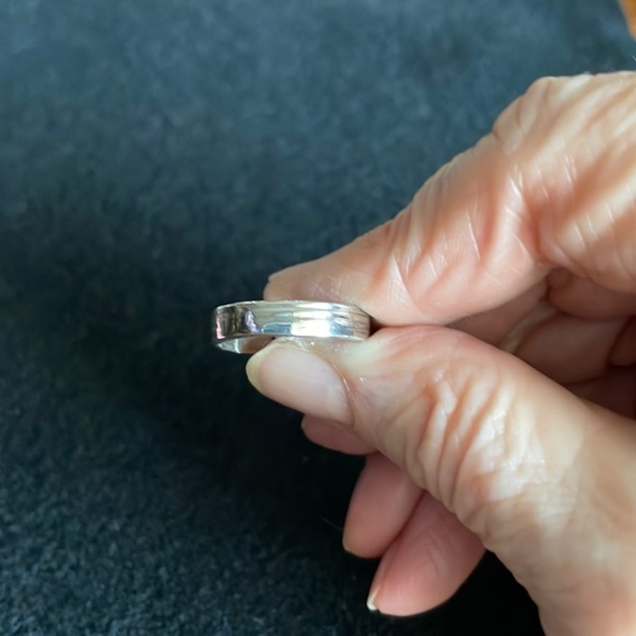 Multi Stone Sterling Band - Picture 4 of 4